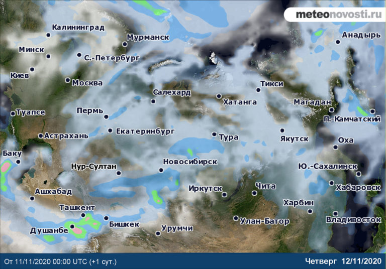 Карта дождей новосибирск в реальном времени